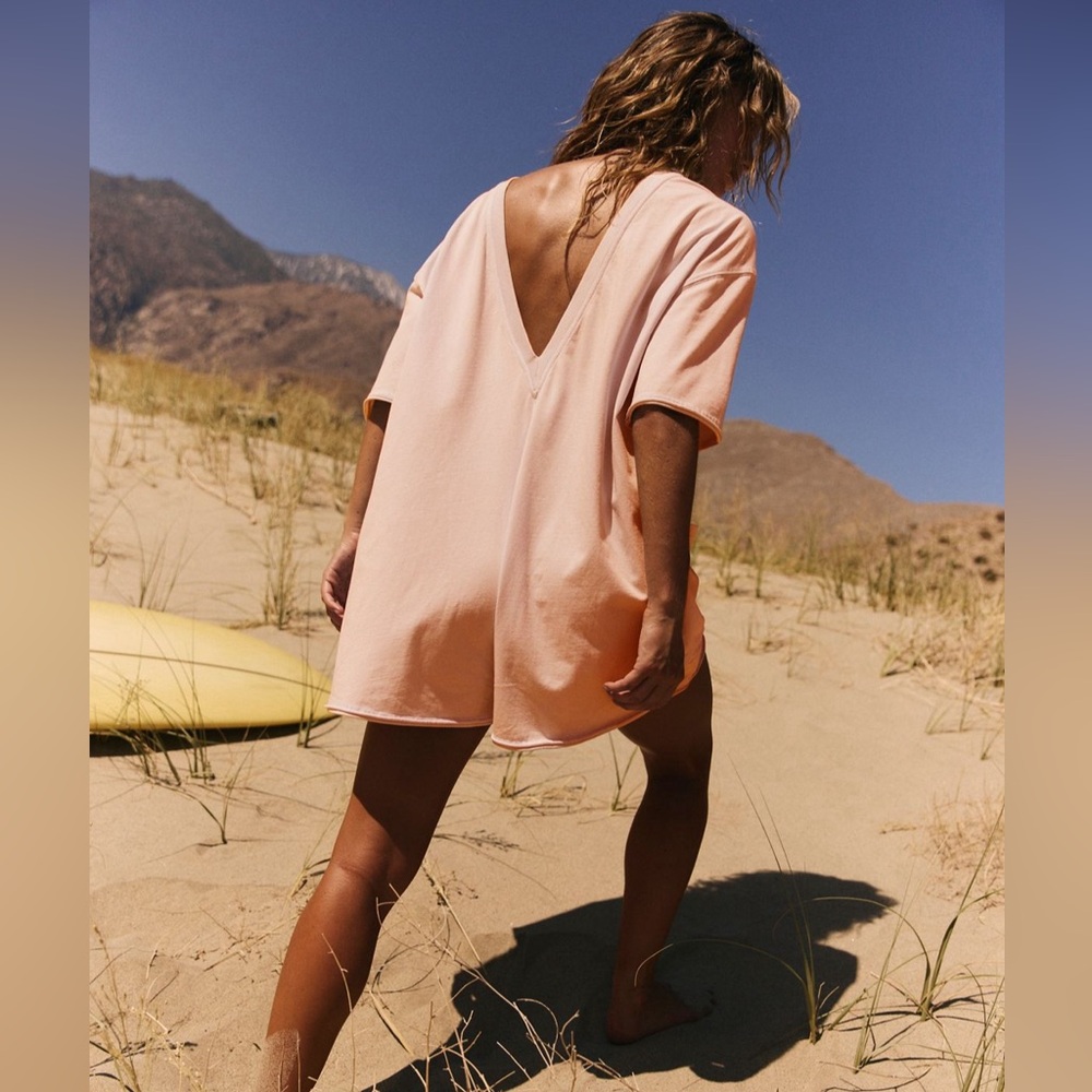 NWT Free People Hot Shot Tee Romper - Size Small